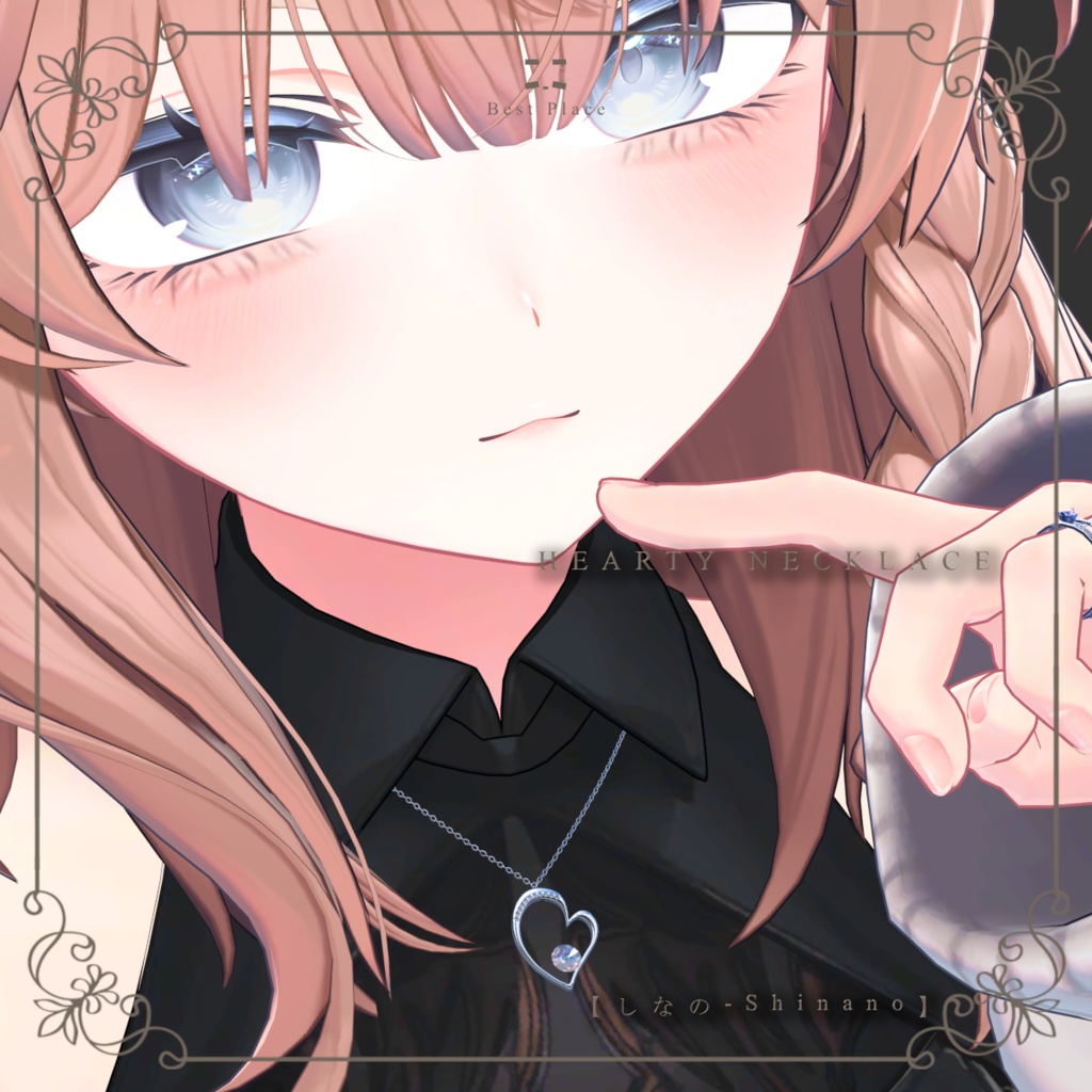 💎VRChat accessory💎〚💖Hearty necklace📿〛【8Color×8Color MA 21Avatar対応】