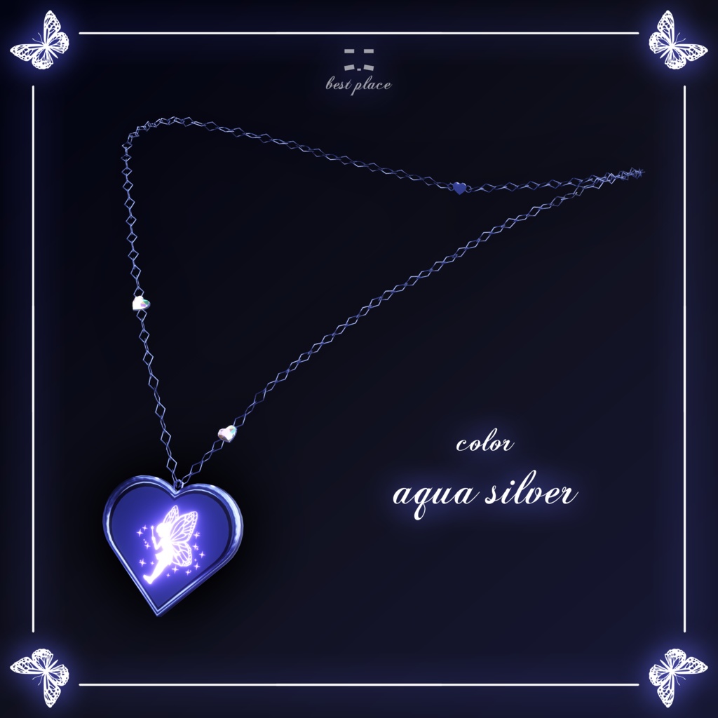 ✨️Particle accessory✨️🧚Heart of Fairy Necklace🧚♀️【7Color23Avatar対応】