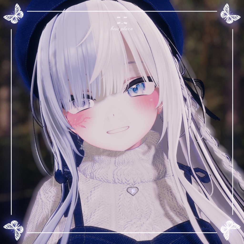 ✨️Particle accessory✨️🧚Heart of Fairy Necklace🧚♀️【7Color23Avatar対応】