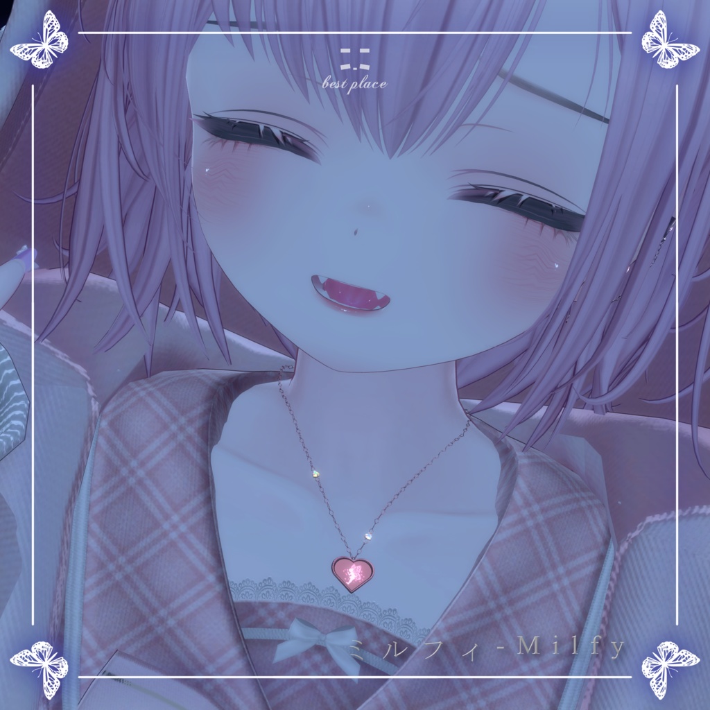 ✨️Particle accessory✨️🧚Heart of Fairy Necklace🧚♀️【7Color23Avatar対応】