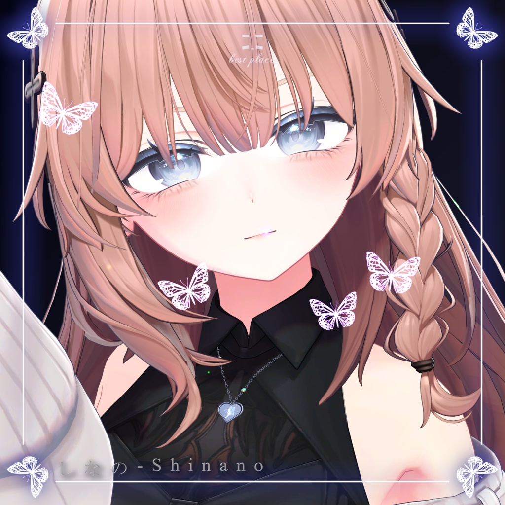 ✨️Particle accessory✨️🧚Heart of Fairy Necklace🧚♀️【7Color23Avatar対応】