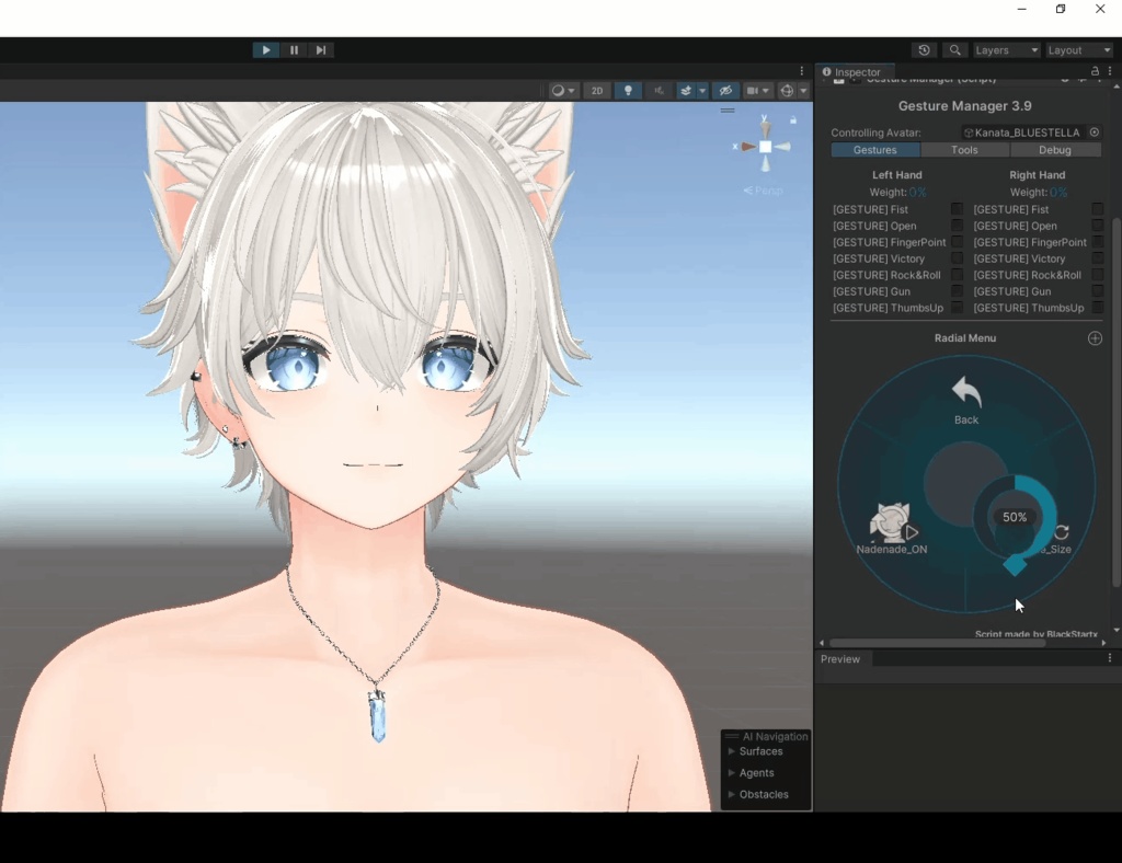 💎VRChat accessory💎〚🌌Northern Lights🌈〛【16Color×5Color MA 24Avatar対応】