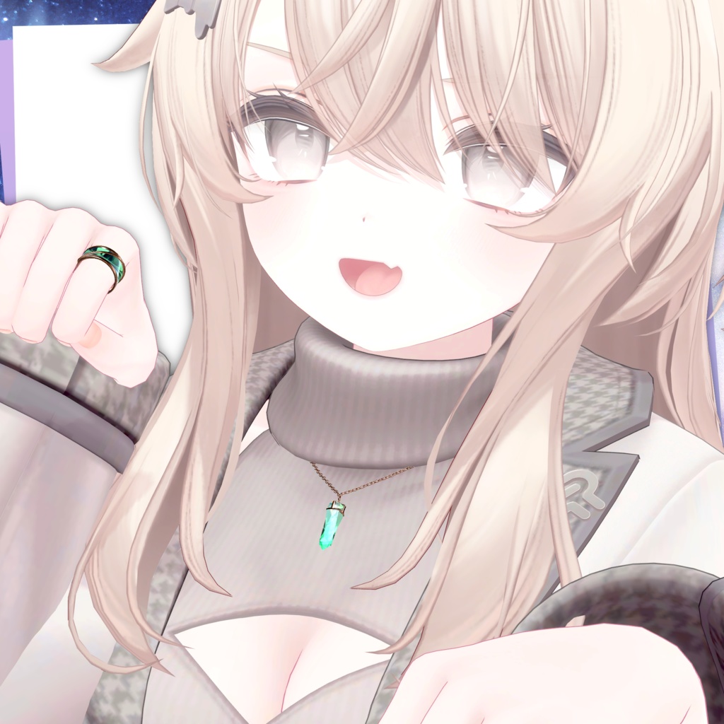 💎VRChat accessory💎〚🌌Northern Lights🌈〛【16Color×5Color MA 24Avatar対応】