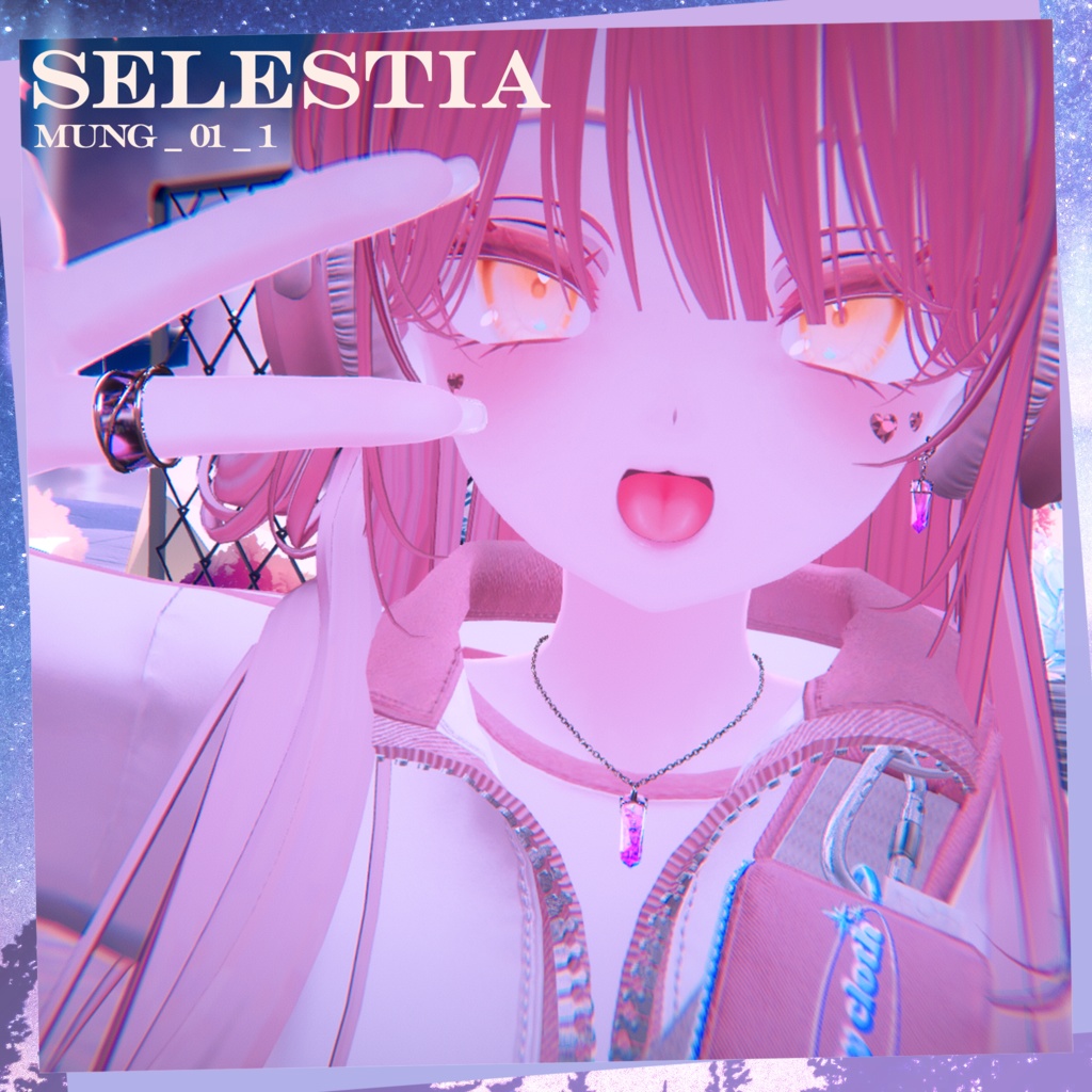 💎VRChat accessory💎〚🌌Northern Lights🌈〛【16Color×5Color MA 24Avatar対応】