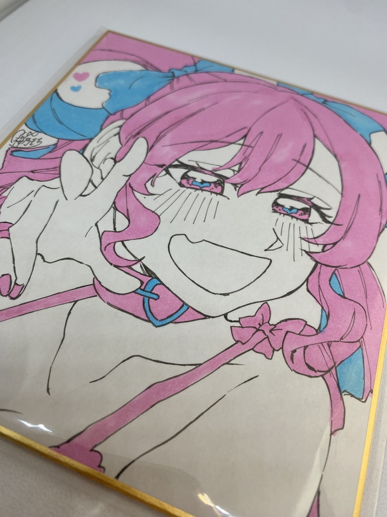 アナログ色紙「承認欲求ちゃん🎀」