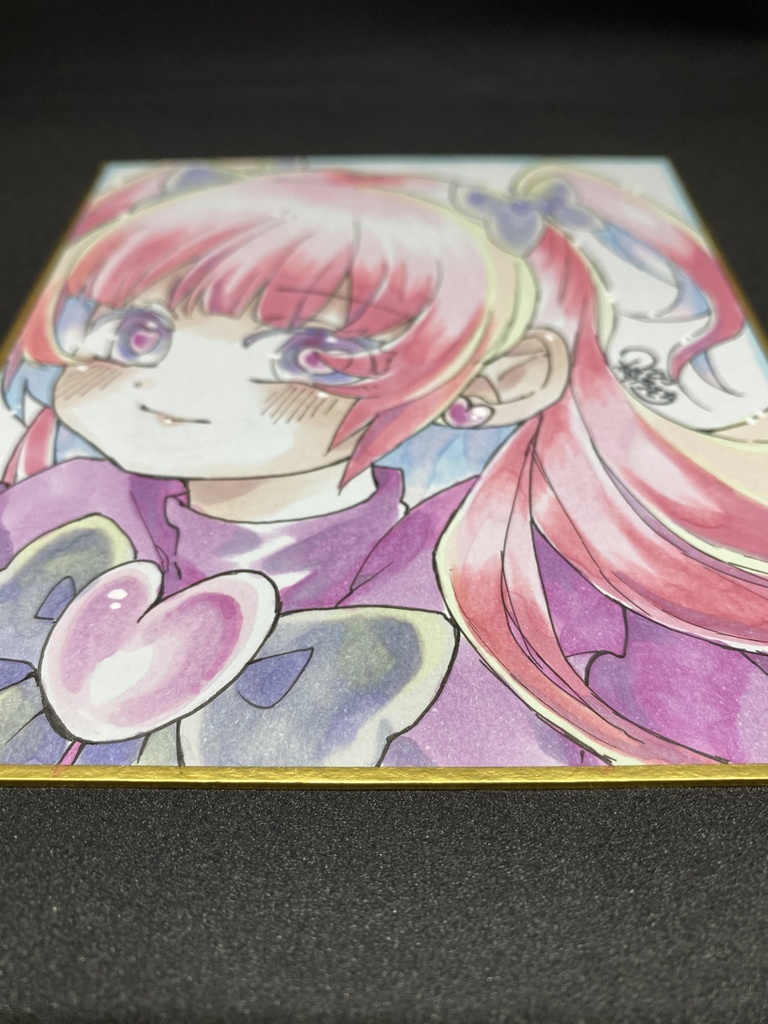 アナログ色紙「萌々子ちゃん」