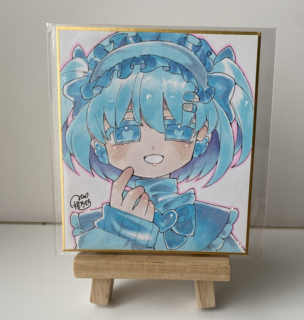 天使界隈の天子ちゃん🪽🩵|コピック原画