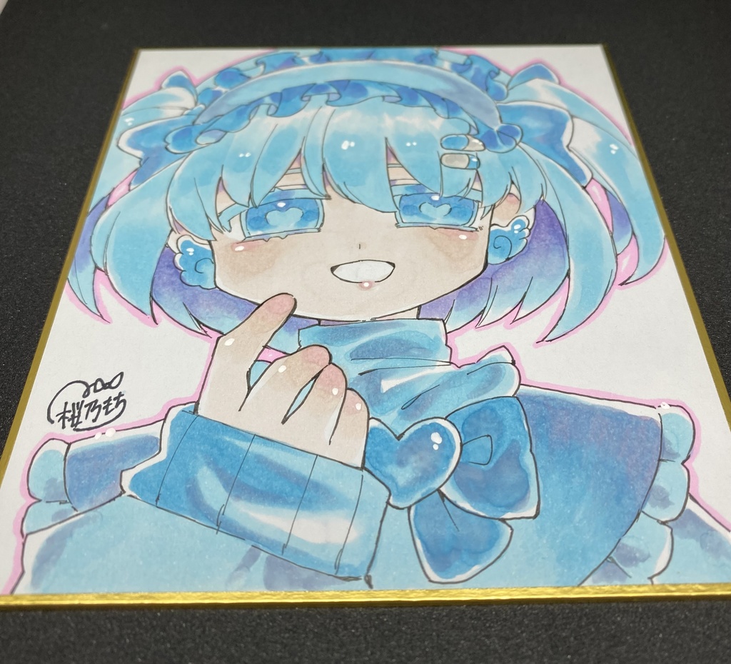 天使界隈の天子ちゃん🪽🩵|コピック原画