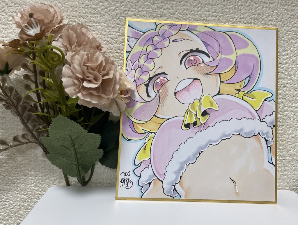 🎀アナログ色紙「うさぎちゃん🐰」🎀