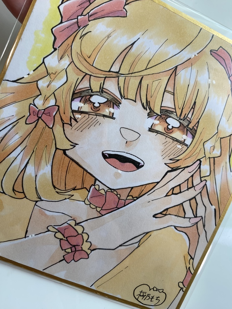 アナログ原画セット 優しい雰囲気の女の子🎀