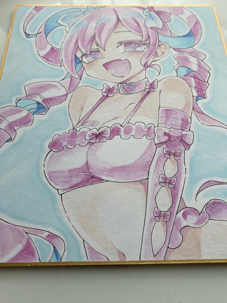 アナログ色紙🎀「承認欲求ちゃん」