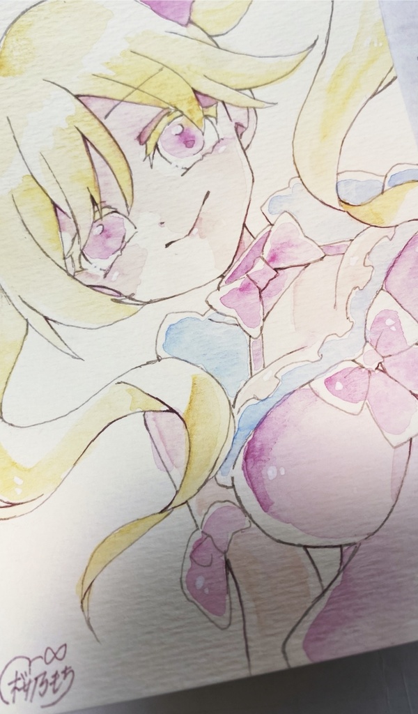 ポストカードサイズ原画 創作ちゃん🎀