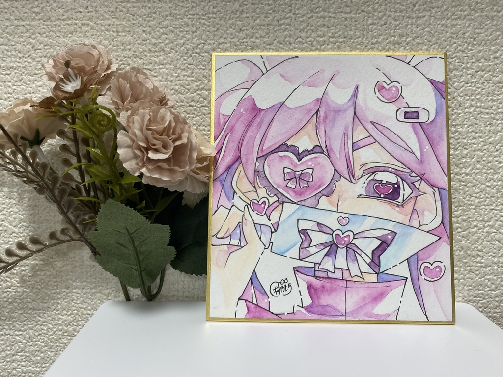 🎀アナログ色紙　「ナースちゃん🔪🩷」🎀