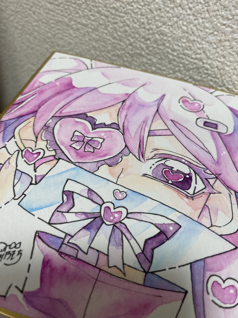 🎀アナログ色紙 「ナースちゃん🔪🩷」🎀