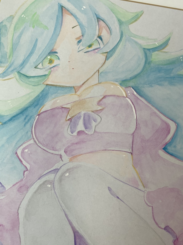 お星様の女の子💫| 色紙イラスト