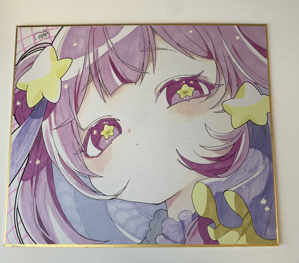 星の女の子💫|色紙イラスト