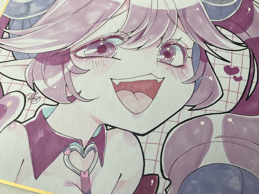 やんちゃサキュバス 😈|色紙イラスト