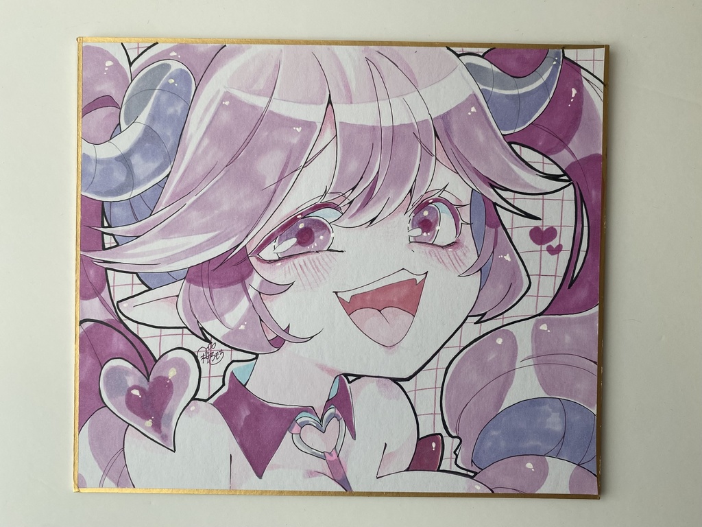 やんちゃサキュバス 😈|色紙イラスト