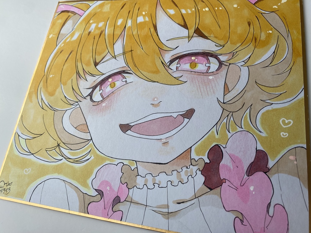 笑顔で癒しを🌼|色紙イラスト