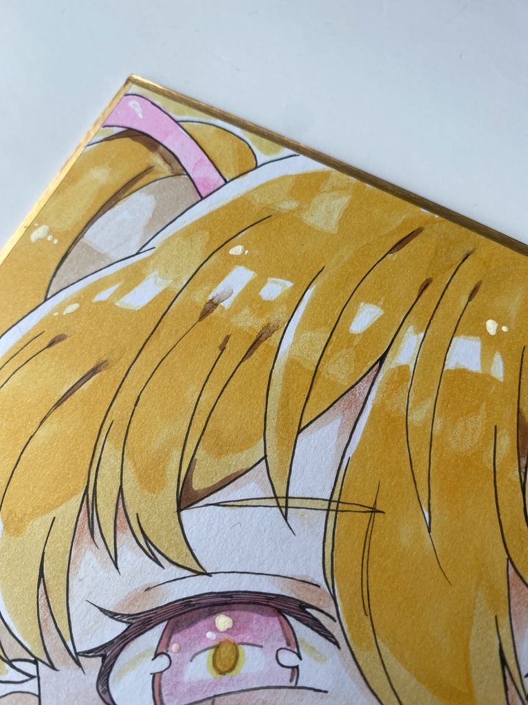 笑顔で癒しを🌼|色紙イラスト
