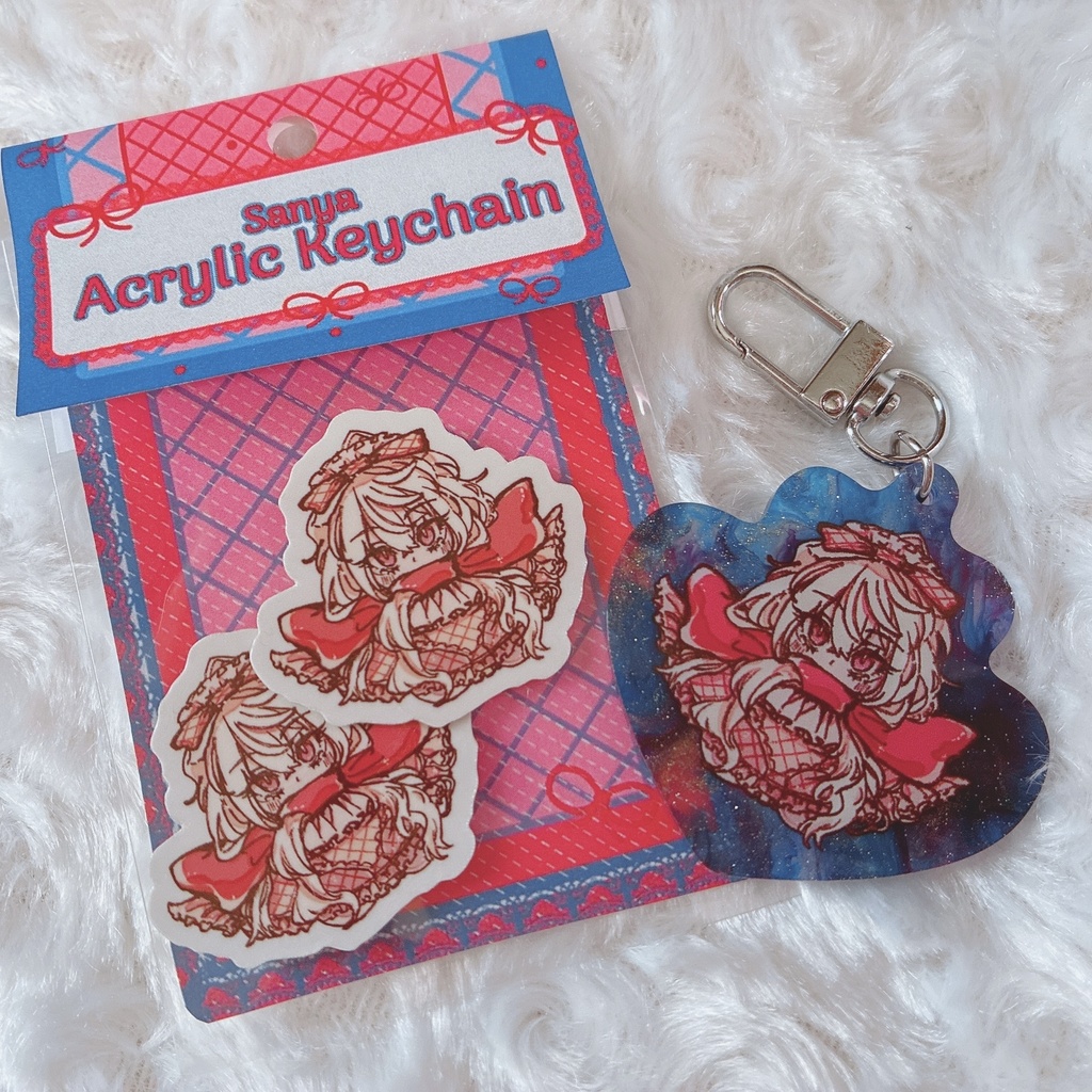 🎀サーニャアクキー&シールセット