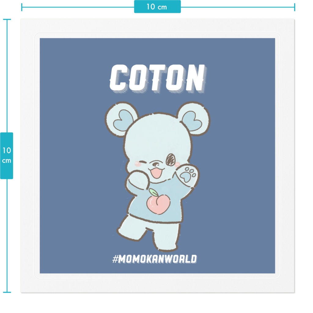 メロコトンステッカー(コトン)