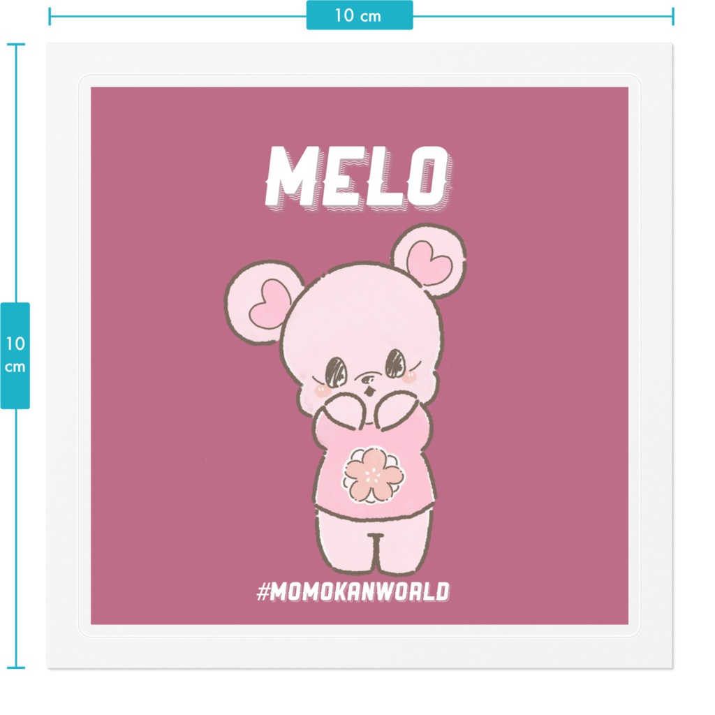 メロコトンステッカー(メロ)