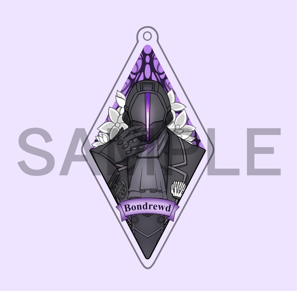 イラストアクリルキーホルダー カラーver.