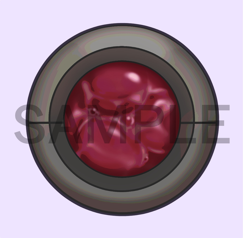 カートリッジのフタ缶バッジ