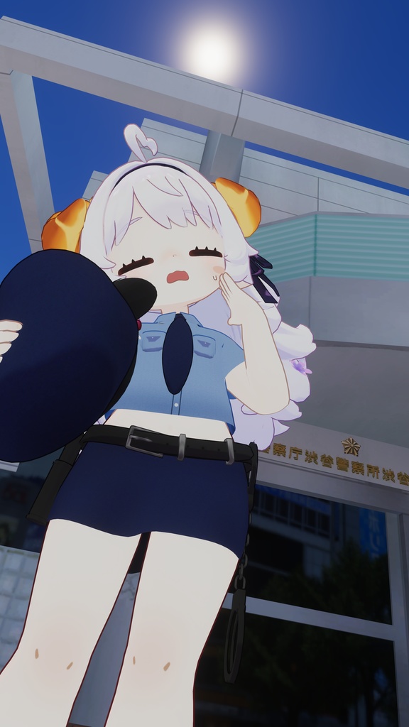 【衣装】ちびっこポリス(えも研アバター、キプフェル対応)