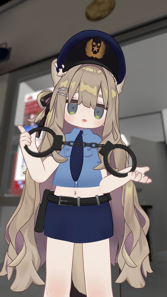 【衣装】ちびっこポリス(えも研アバター、キプフェル対応)