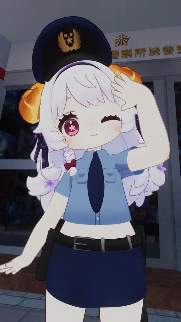 【衣装】ちびっこポリス(えも研アバター、キプフェル対応)