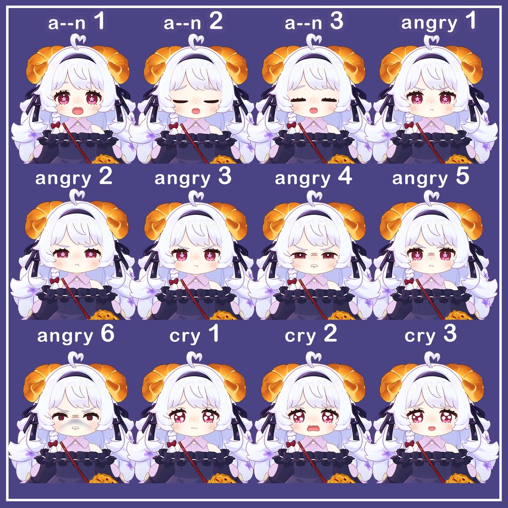 【無料版あり】コロネちゃん専用 表情セット54種!