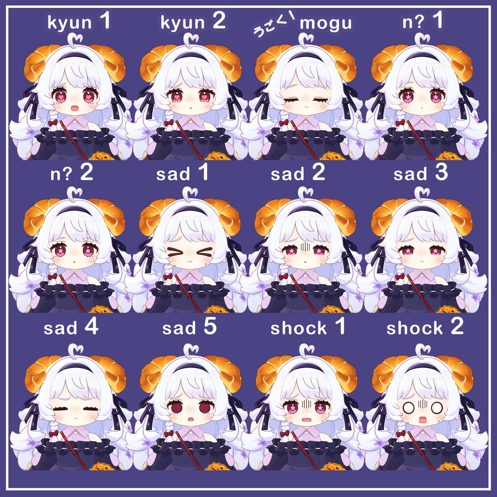 【無料版あり】コロネちゃん専用 表情セット54種!