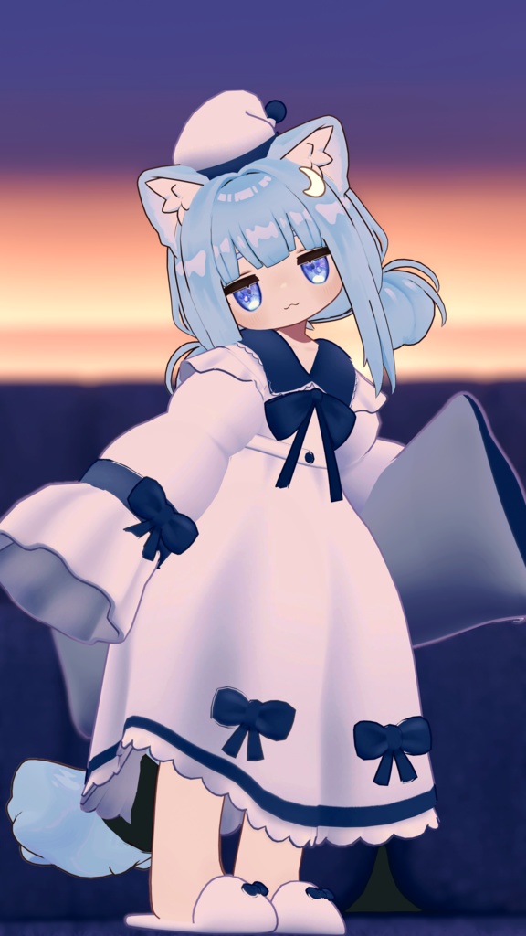 【衣装】すやすやパジャマ(えも研アバター、キプフェル対応)