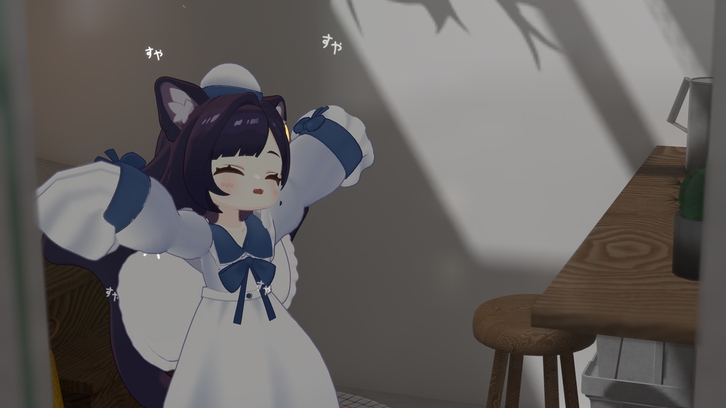 【衣装】すやすやパジャマ(えも研アバター、キプフェル対応)