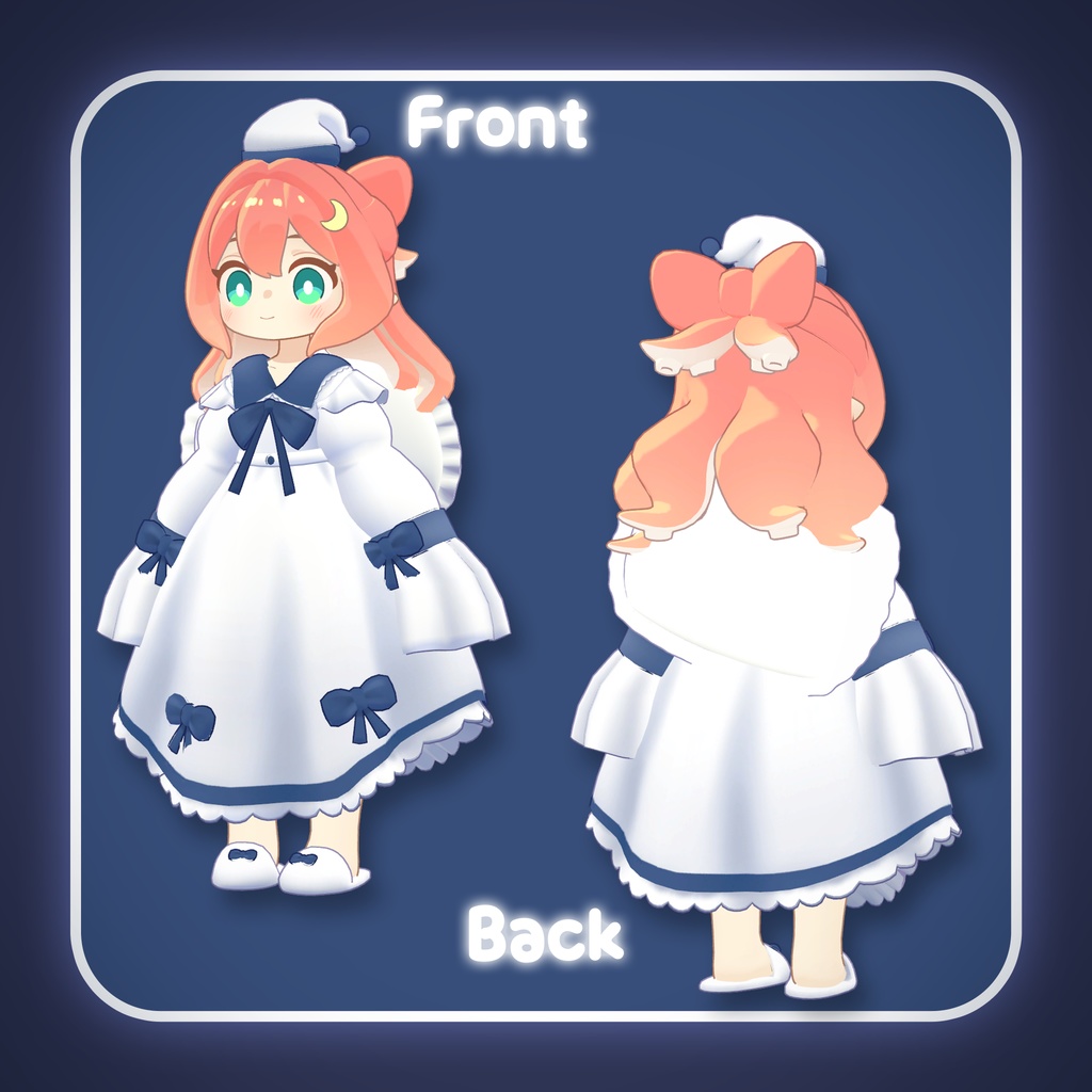 【衣装】すやすやパジャマ(えも研アバター、キプフェル対応)