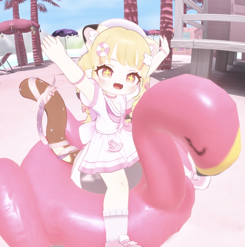 【衣装】めんだこマリンセーラー(えも研アバター、キプフェル、エルシオン、ひかるん対応)