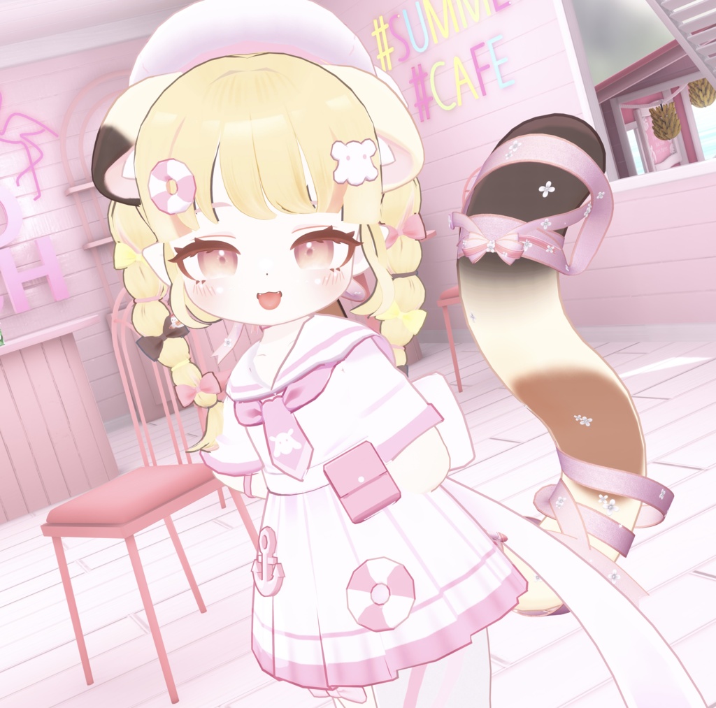 【衣装】めんだこマリンセーラー(えも研アバター、キプフェル、エルシオン、ひかるん対応)