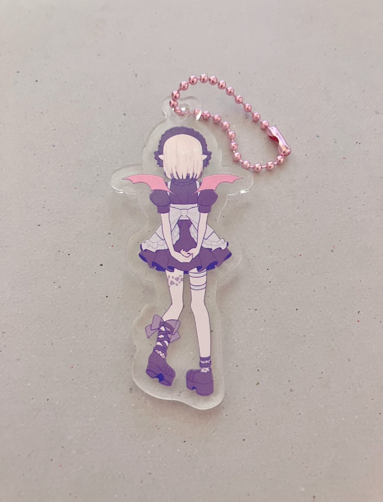 後ろ姿アクキー