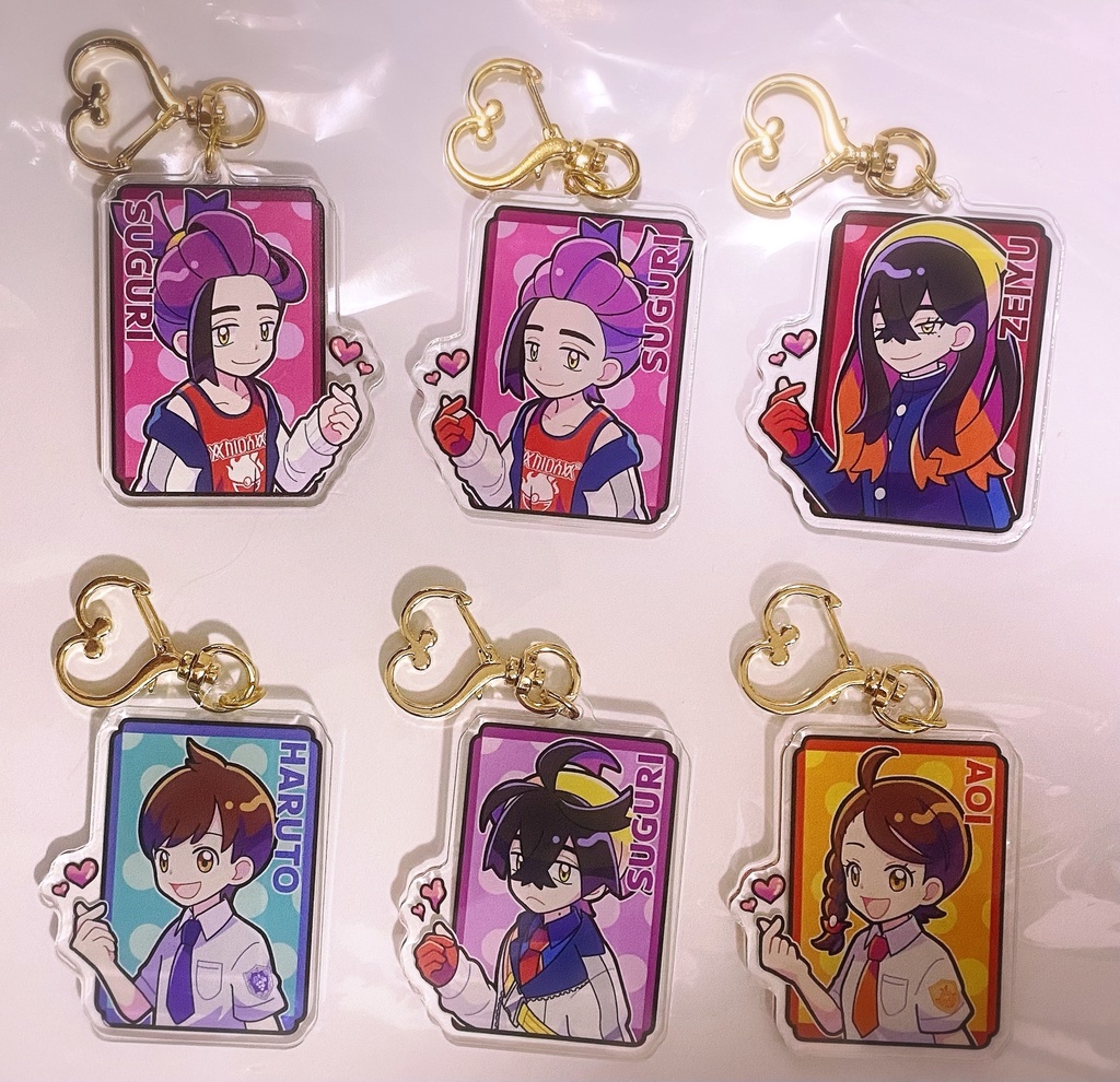 なかよしアクリルキーホルダー