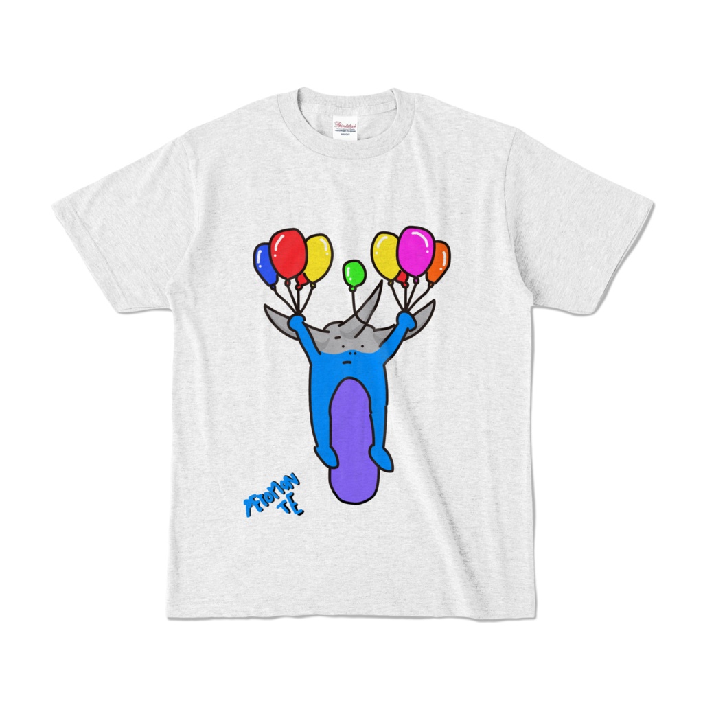 ペトモンテTシャツ 風船(白)