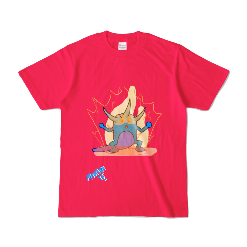 ペトモンテTシャツ 炎(赤)