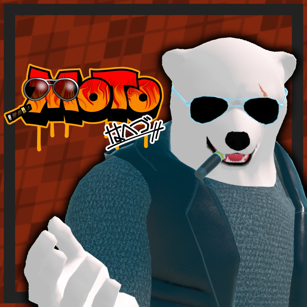 VRChat向けアバター「Moto」3Dモデル