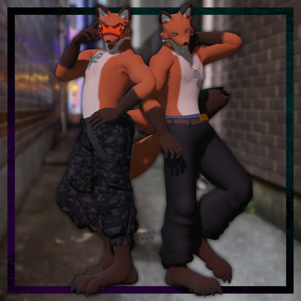 VRChat向けアバター「FOG」3Dモデル