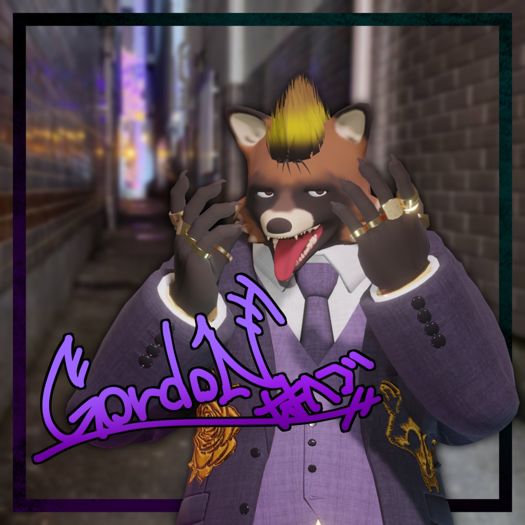 VRChat向けアバター「Gordon」3Dモデル