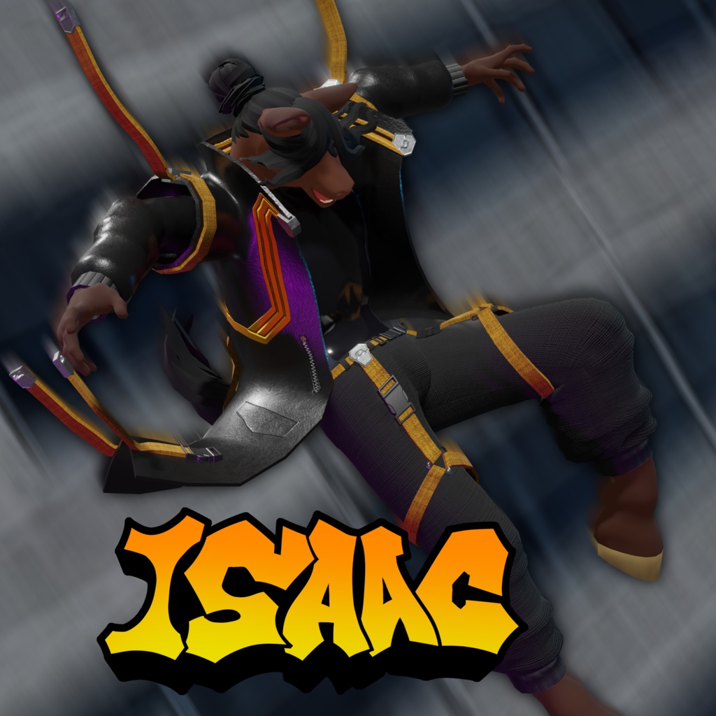 VRChat向けアバター「Isaac」3Dモデル