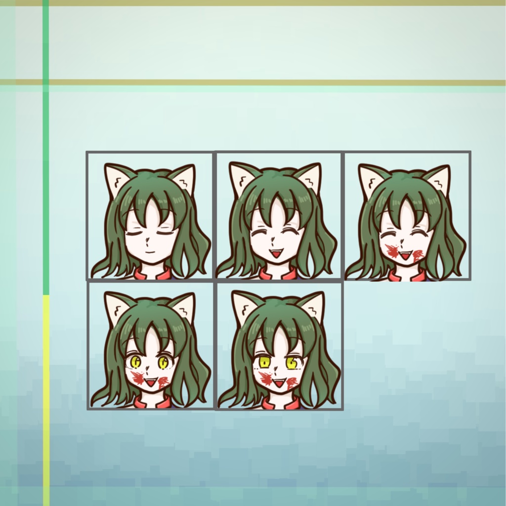 全身立ち絵素材_03 ねこの少女