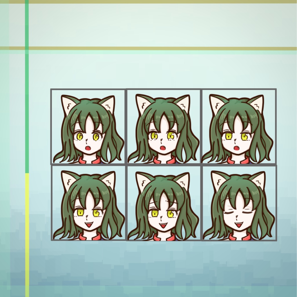 全身立ち絵素材_03 ねこの少女