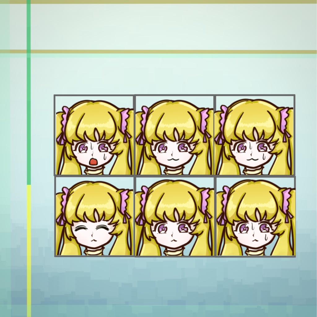 全身立ち絵素材_02 うさぎの女の子